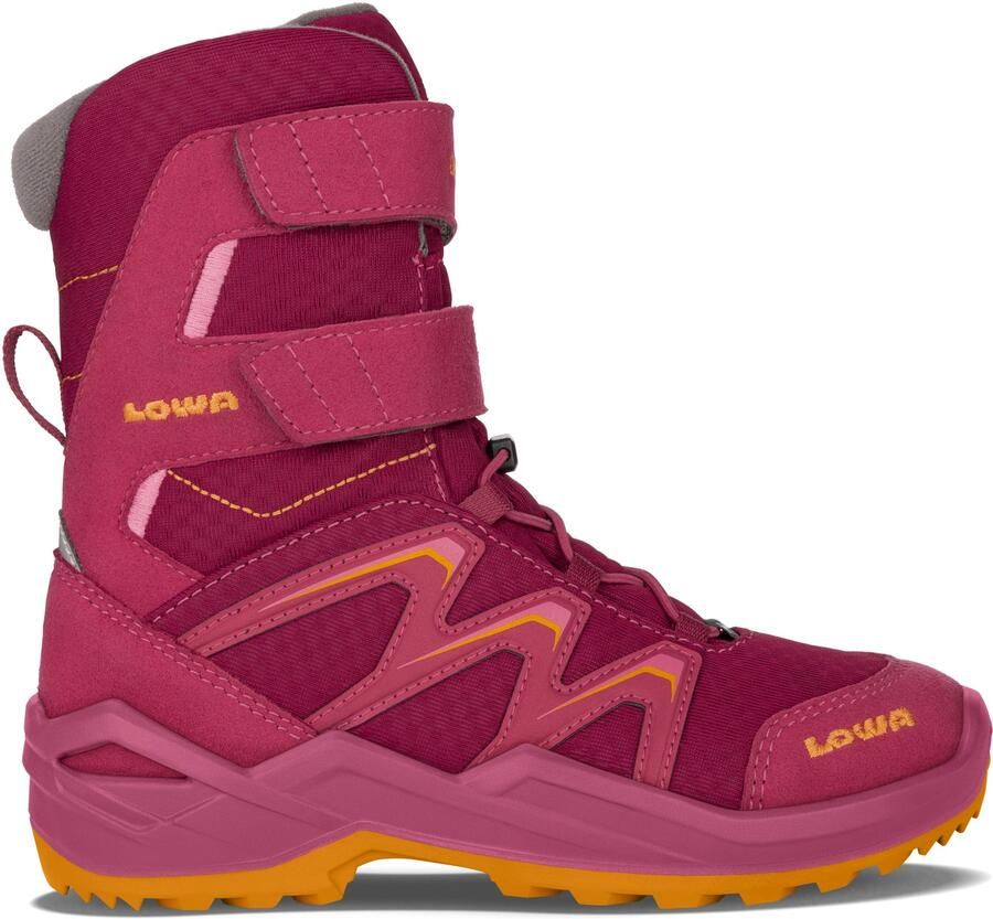 Lowa Kid's Maddox Warm GTX Hi Junior Winterschoenen roze rood