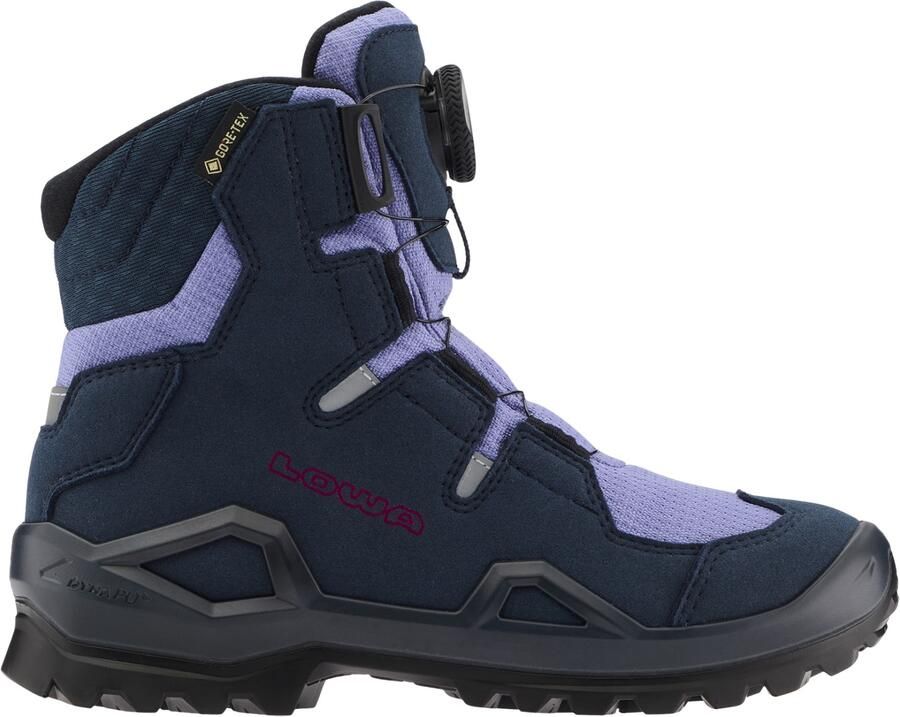 Lowa Kid's Milo Evo GTX Hi Boa Winterschoenen blauw