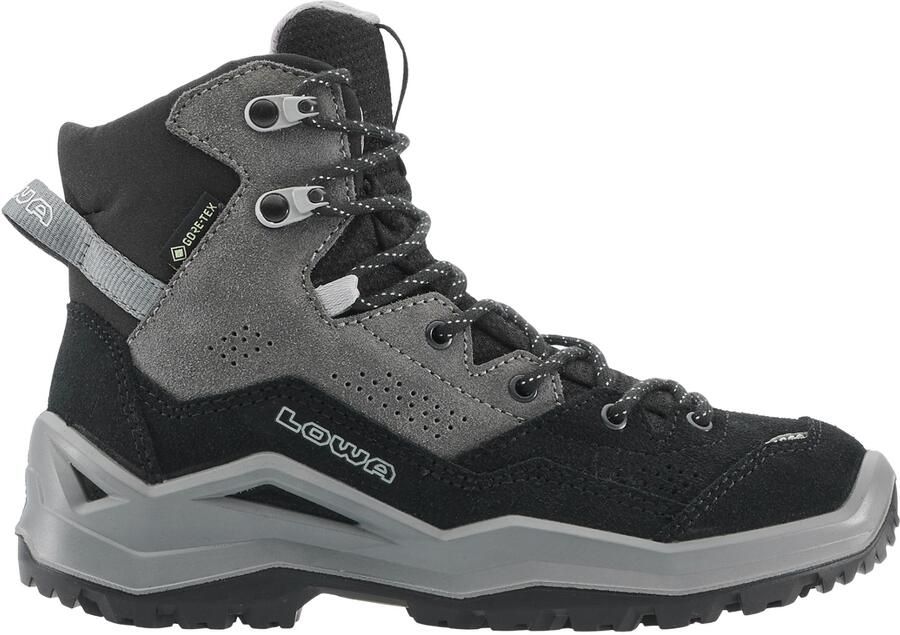 Lowa Kid's Wandax GTX Mid Wandelschoenen grijs zwart