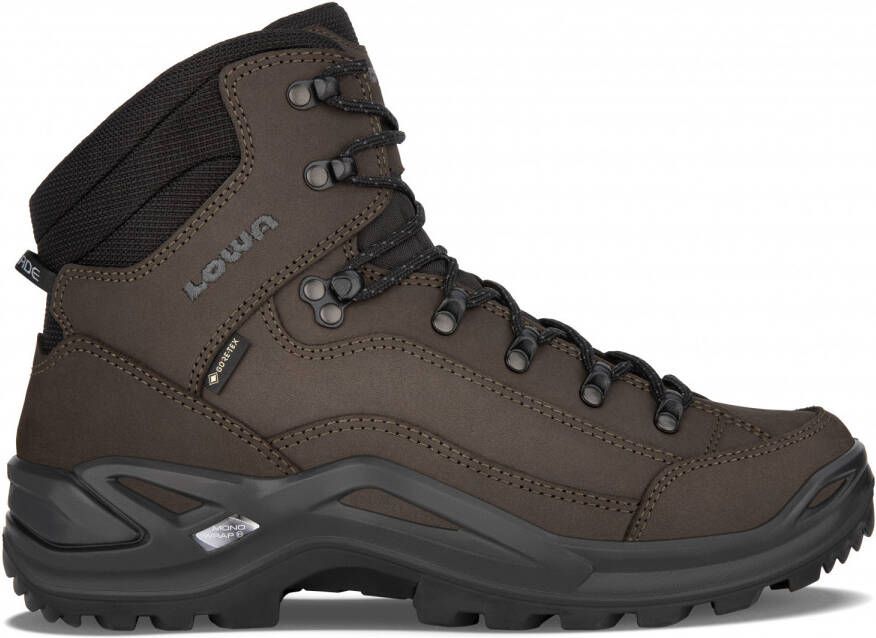 Lowa Renegade GTX Mid Wandelschoen waterdichte mid wandelschoenen Dark-Brown Black - Foto 6