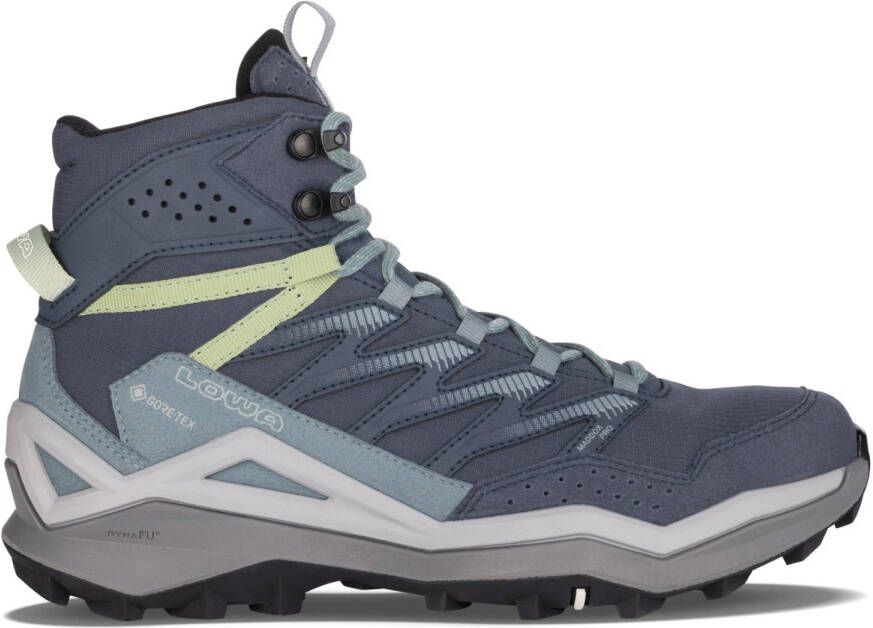 Lowa Women's Maddox Pro GTX Mid Wandelschoenen Regular blauw grijs