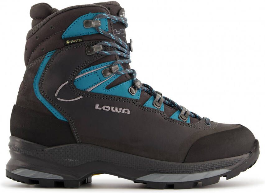 Lowa Mauria Evo GTX Wandelschoen Dames waterdichte hoge wandelschoenen Anthracite-Turquoise - Foto 4