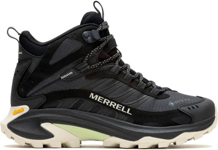 Merrell J037826~MOAB~SPEED~2~MID~GTX~~ Half-hoge schoenen Dames wandelschoenen Zwart