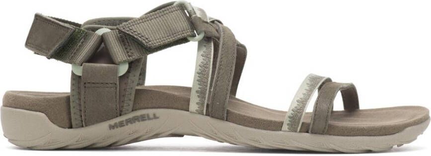 Merrell Women's Terran 3 Cush Lattice Sandalen grijs