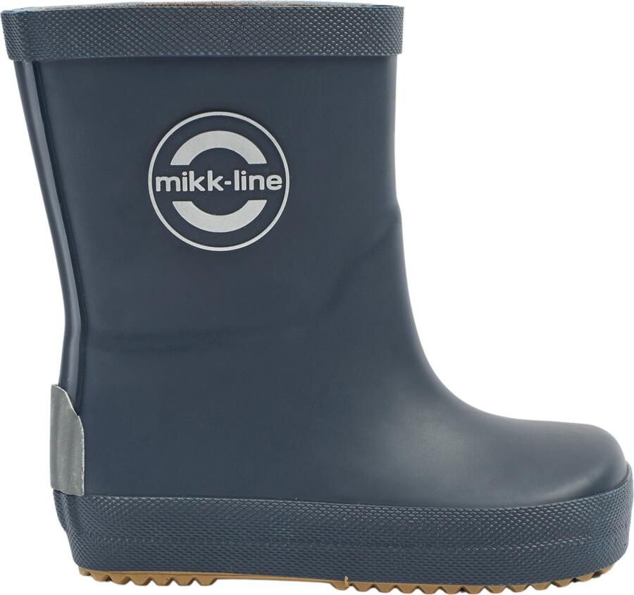 Mikk-Line Kid's Wellies Solid Barefoot Rubberlaarzen blauw