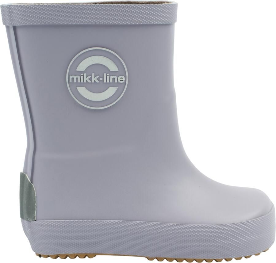 Mikk-Line Kid's Wellies Solid Barefoot Rubberlaarzen grijs