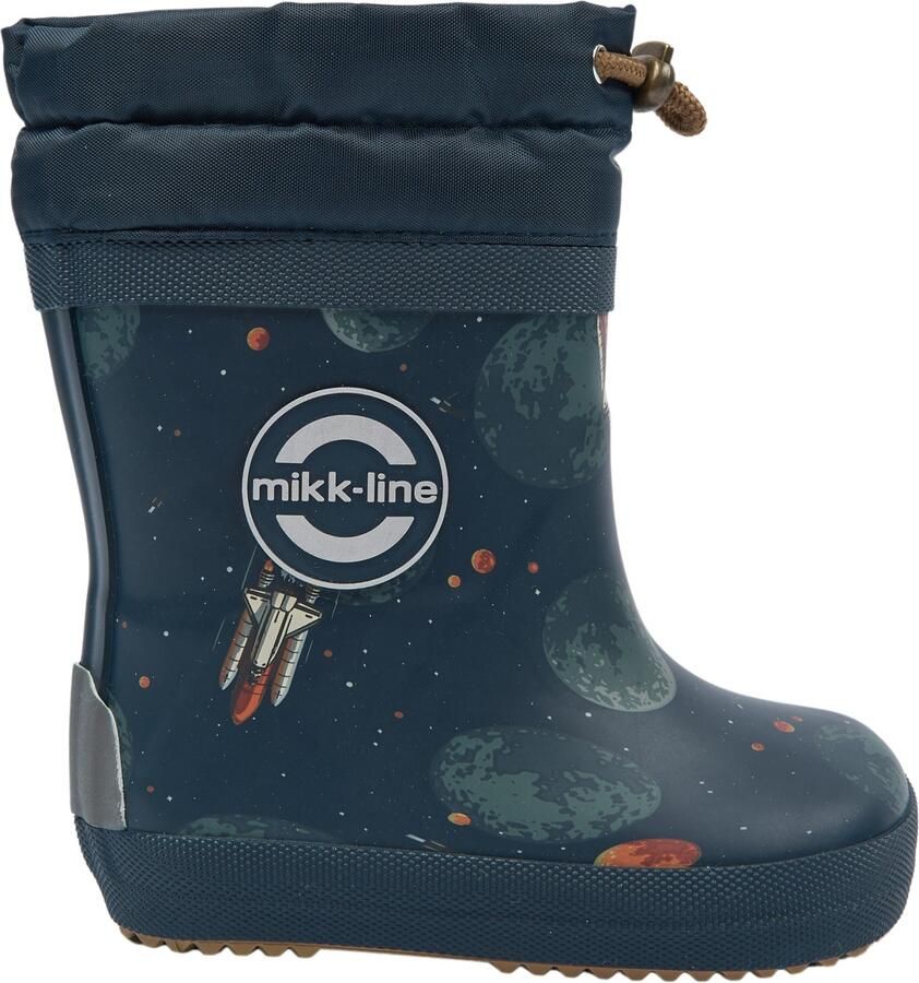 Mikk-Line Kid's Wellies Winter Aop Barefoot Rubberlaarzen blauw