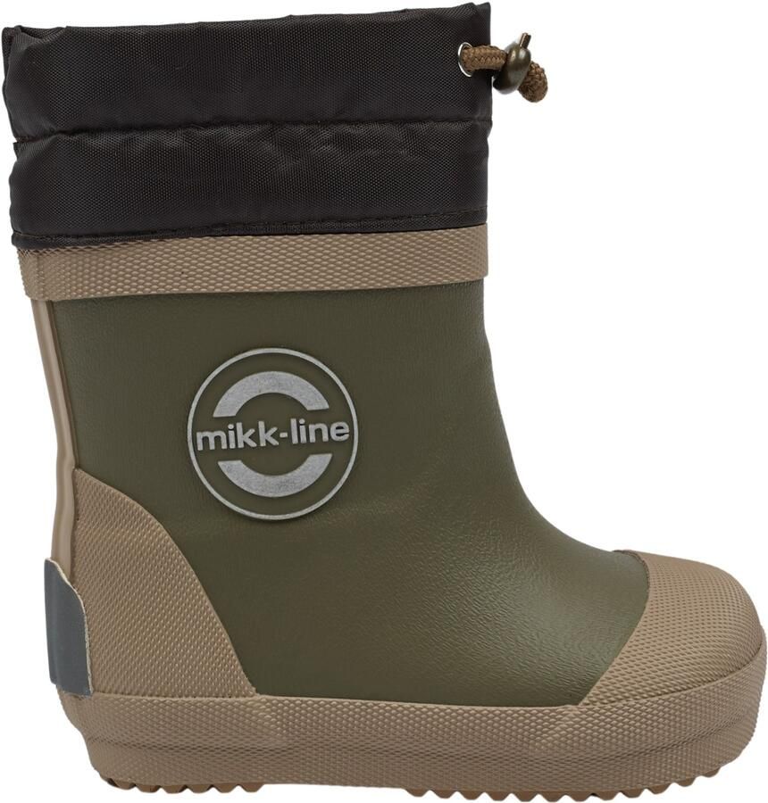 Mikk-Line Kid's Wellies Winter Mix Barefoot Rubberlaarzen bruin