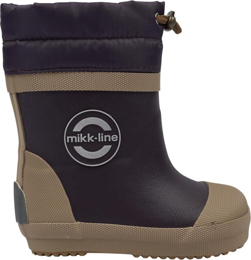 Mikk-Line Kid's Wellies Winter Mix Barefoot Rubberlaarzen grijs