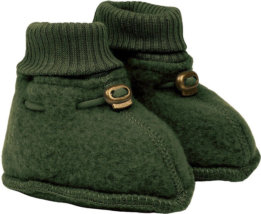 Mikk-Line Kid's Wool Footies Pantoffels groen