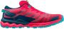 Mizuno Wave Daichi 7 J1GK227141 Vrouwen Rood Hardloopschoenen - Thumbnail 2