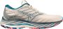 Mizuno Wave Rider 26 Dames Sportschoenen Hardlopen Weg wit rood - Thumbnail 2
