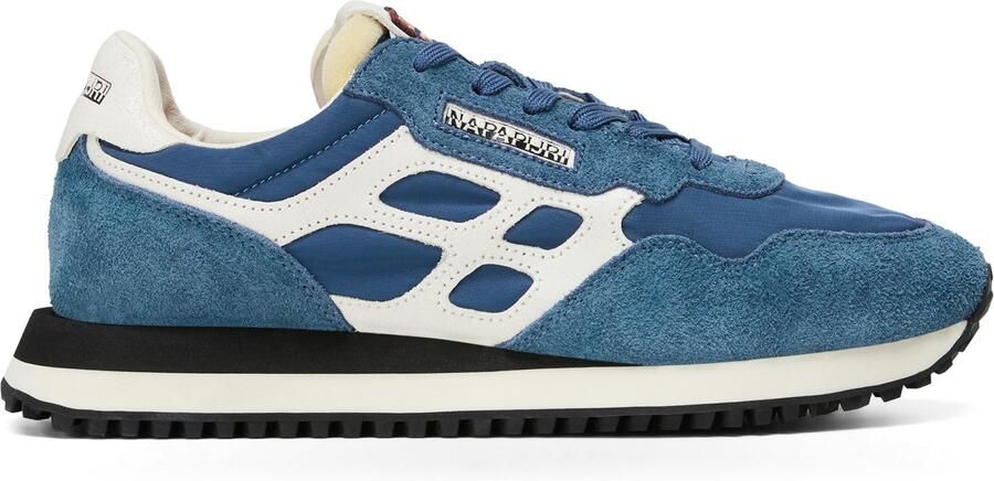 Napapijri Heren Element Suede Sneakers Blu Marine - Foto 2