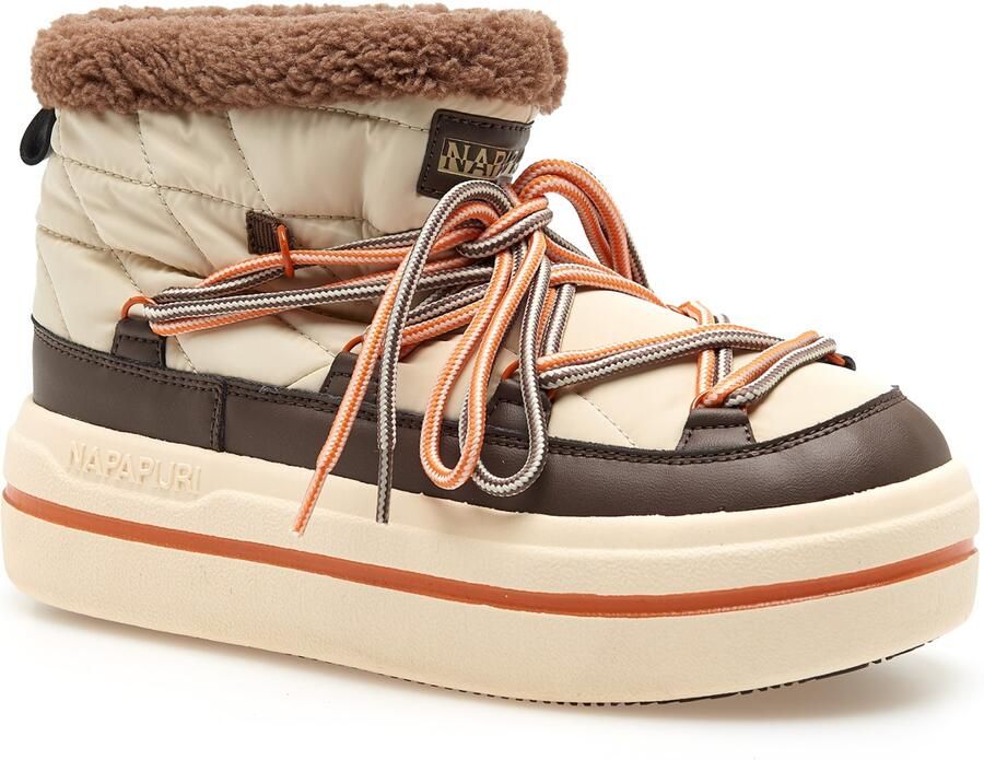 Napapijri Women's Mid Boot Glacier Winterschoenen beige bruin