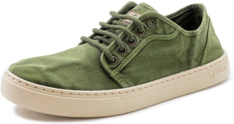 Natural World Old Snail Sneakers olijfgroen beige