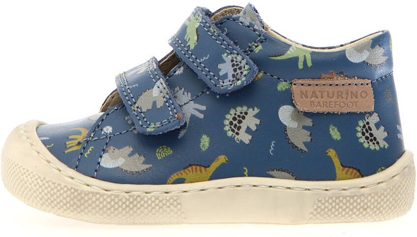 Naturino Kid's Barefoot Amur VL Calf Printed Barefootschoenen blauw