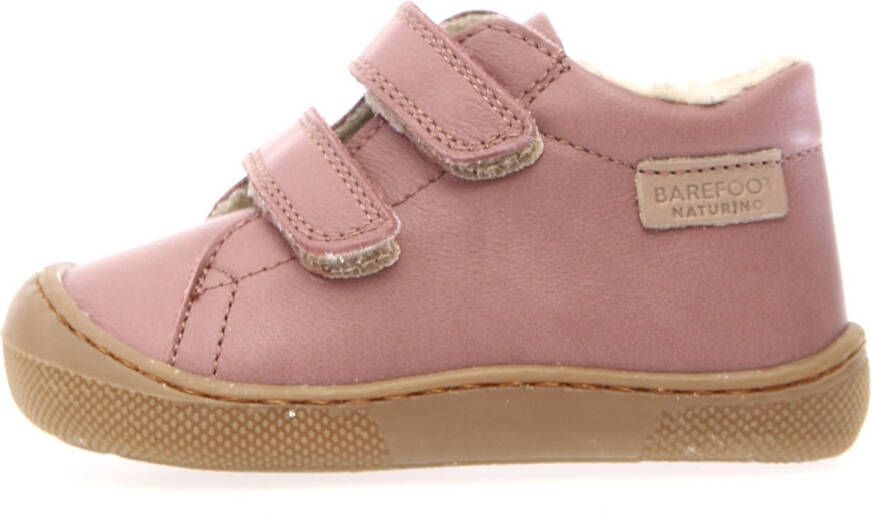 Naturino Kid's Barefoot Amur VL Calf Printed Barefootschoenen bruin roze