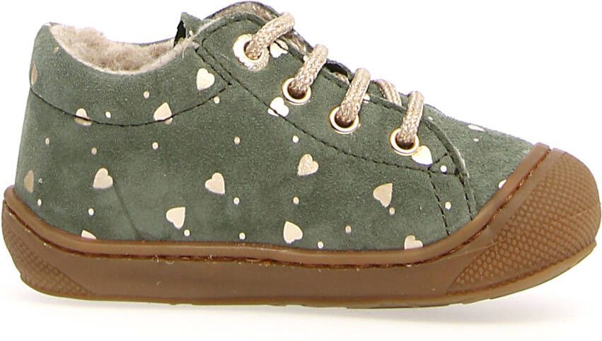 Naturino Kid's Cocoon Suede Lined Winterschoenen olijfgroen