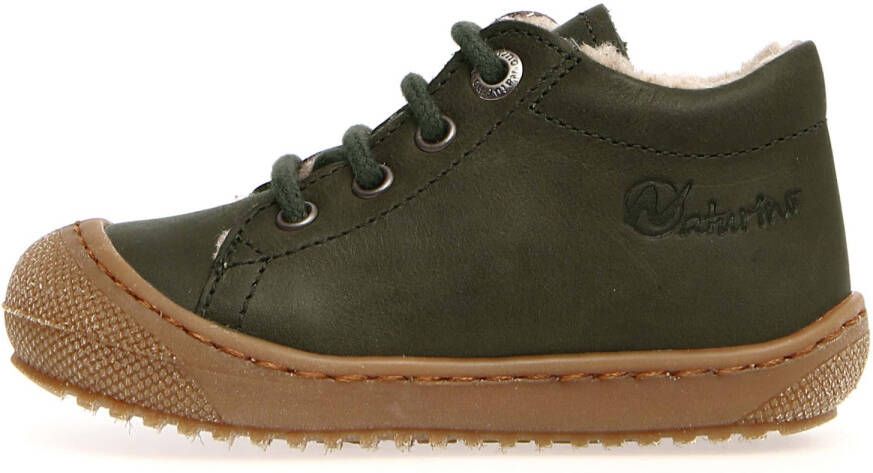 Naturino Kid's Racoon Winterschoenen olijfgroen bruin