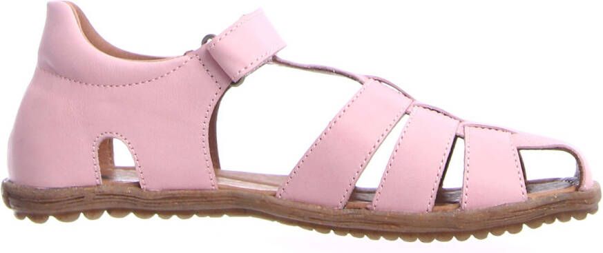 Naturino velcro gesloten lederen sandalen See roze - Foto 3