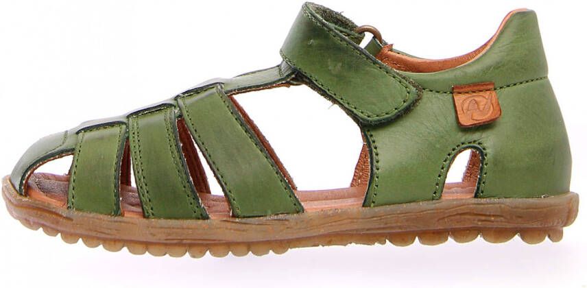 Naturino Mini Naturino gesloten velcro sandalen see groen