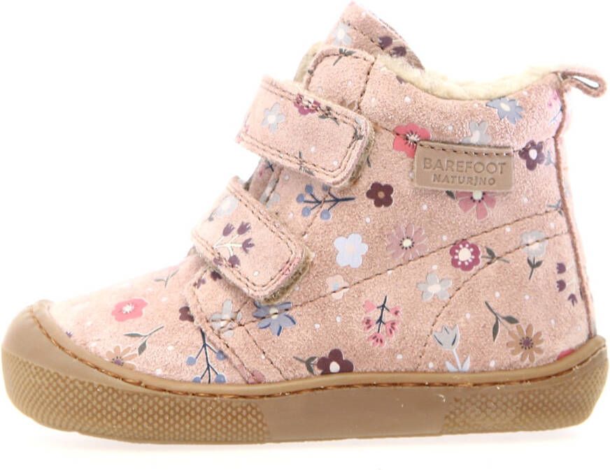 Naturino Kid's Wigghi VL Nappa Spazz. Lined Winterschoenen roze beige