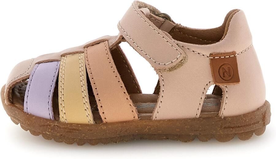 Naturino Kid's See Calf Printed Sandalen bruin beige