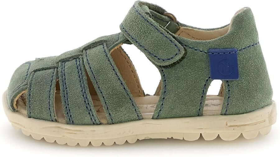 Naturino Kid's See Calf Printed Sandalen olijfgroen