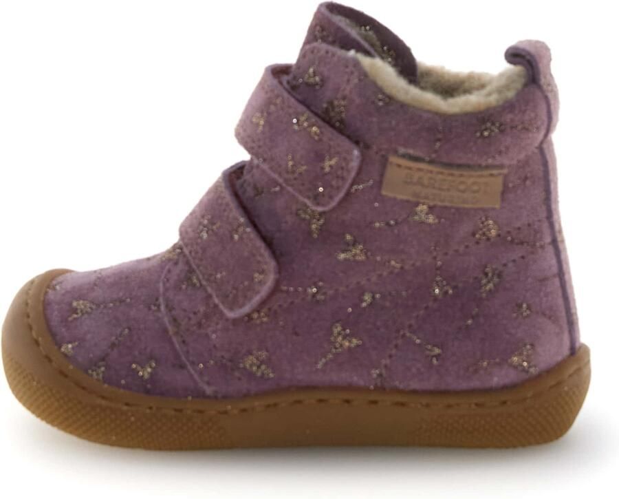 Naturino Kid's Wigghi VL Nappa Spazz. Lined Winterschoenen purper bruin