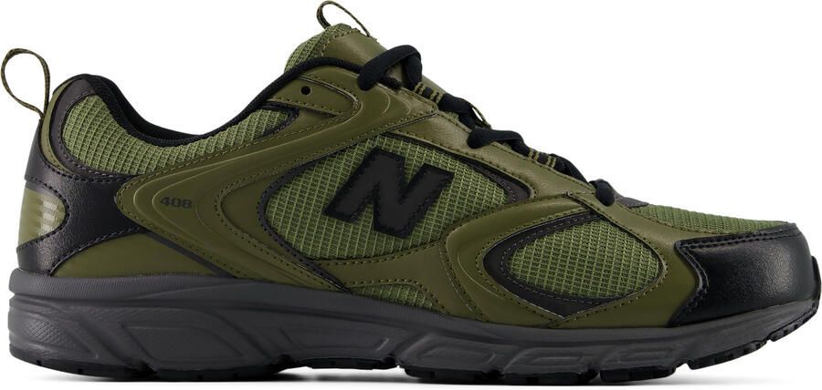 New Balance 408 Sneakers olijfgroen zwart - Foto 1