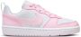 Nike court borough low recraft sneakers wit roze kinderen - Thumbnail 2