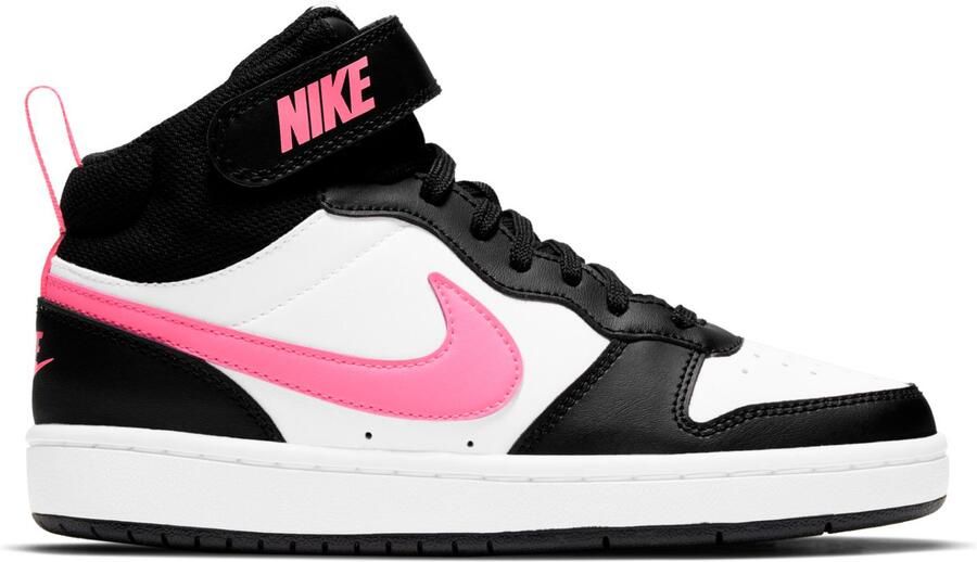 Nike Kid's Court Borough Mid 2 Sneakers zwart wit - Foto 2
