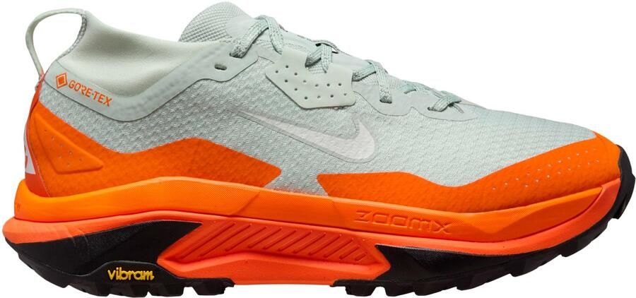 Nike Women's ACG Zegama Trail GTX Trailrunningschoenen grijs oranje