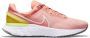 Nike React Miler 3 DD0491-800 Vrouwen Roze Hardloopschoenen - Thumbnail 2