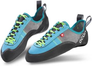 Ocun Strike LU Klimschoenen grijs turkoois blauw