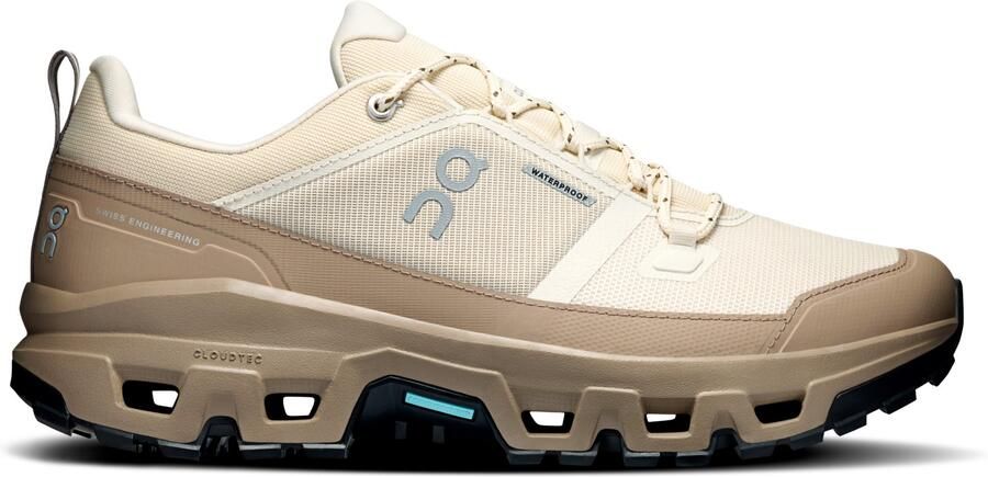 On Cloudrock Low WP Wandelschoenen beige