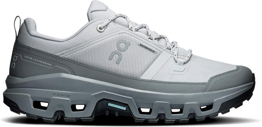 On Cloudrock Low WP Wandelschoenen grijs