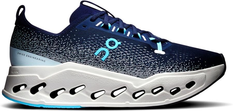On Cloudsurfer Max Hardloopschoenen blauw ivory