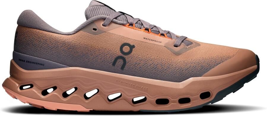 On Cloudsurfer Trail 2 WP Trailrunningschoenen portobello pebble