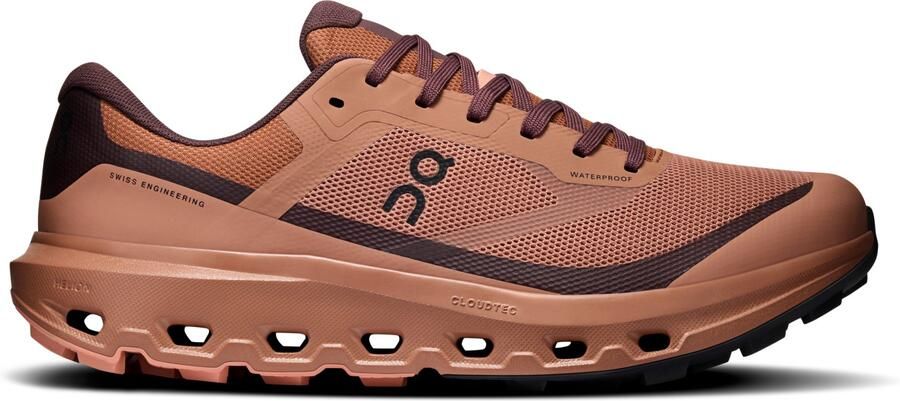On Cloudvista 3 Waterproof Trailrunningschoenen portobello mulberry