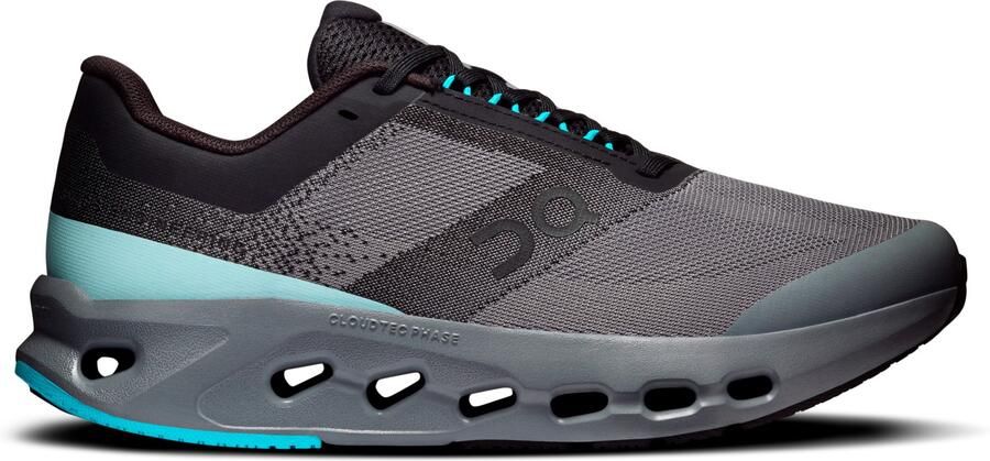 On Kid's Cloudsurfer Youth Hardloopschoenen zwart riviera
