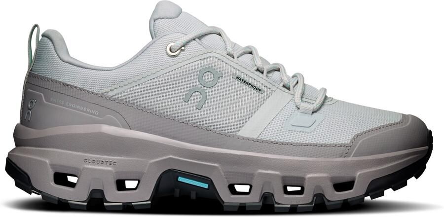 On Women's Cloudrock Low WP Wandelschoenen grijs