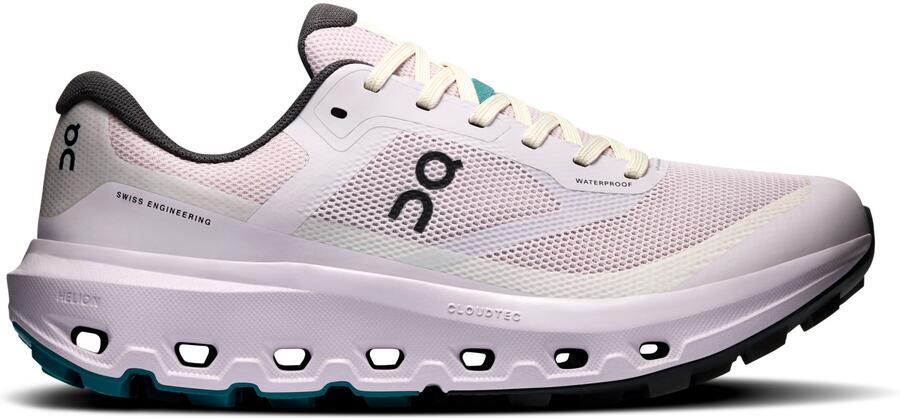 On Women's Cloudvista 3 Waterproof Trailrunningschoenen ether grain
