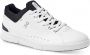 ON Running Witte hardloopschoenen met marineblauwe details White - Thumbnail 3