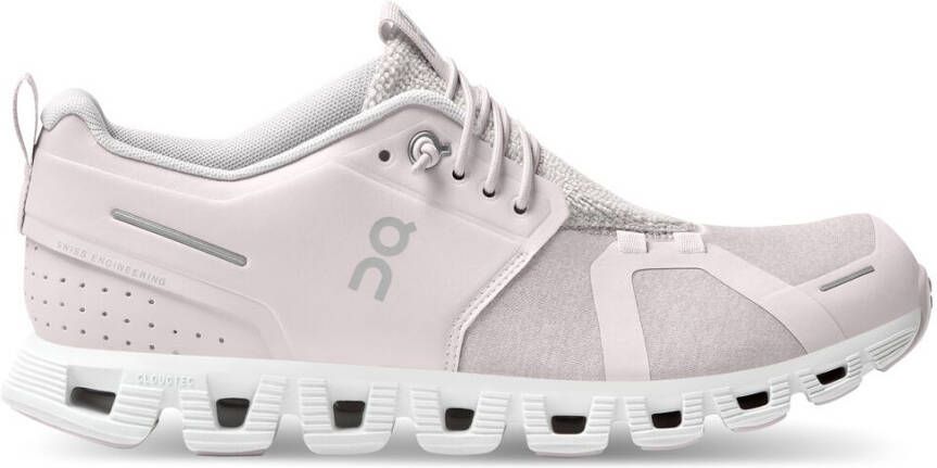 On Women's Cloud 5 Terry Sneakers wit grijs