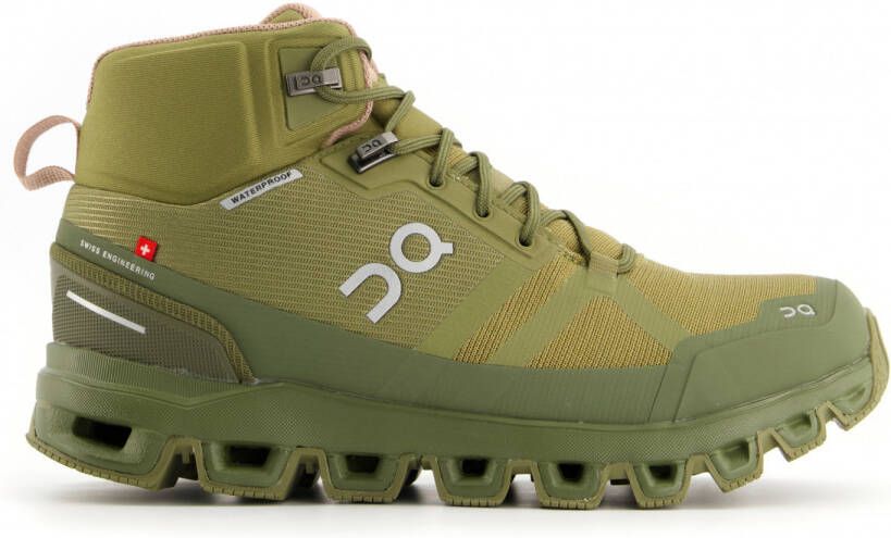 ON Running Cloudrock Waterproof Wandelschoenen Dames Olijfgroen - Foto 2