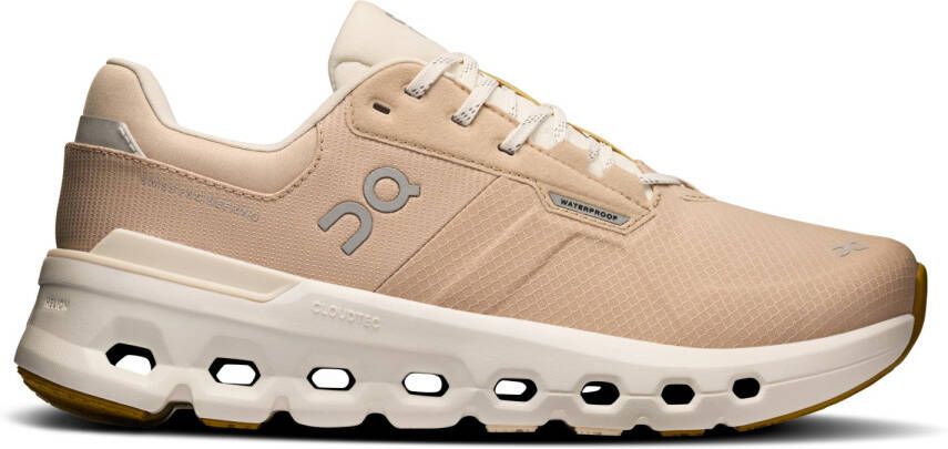 On Women's Cloudrunner 2 Waterproof Hardloopschoenen beige