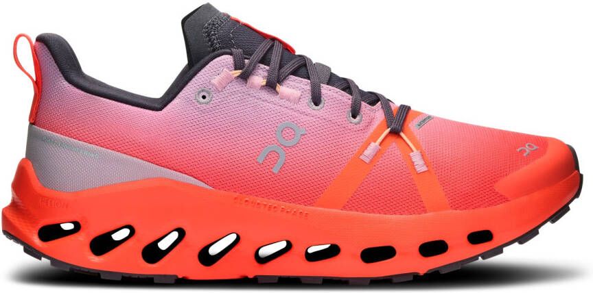 On Women's Cloudsurfer Trail WP Trailrunningschoenen rood