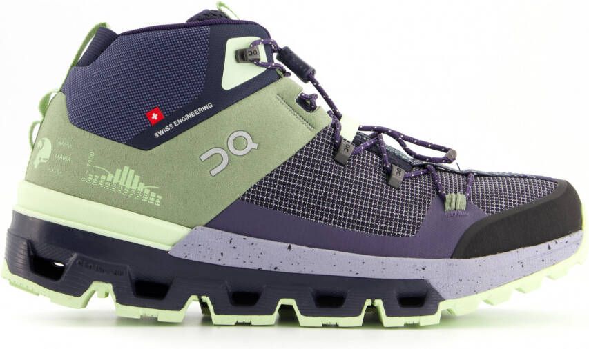 ON Running Cloudtrack dames wandelschoen Blauw multi