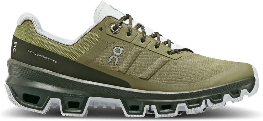 On Women's Cloudventure Trailrunningschoenen olijfgroen - Foto 3